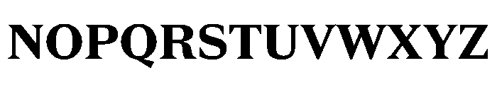 Spiller Serif Bold Font UPPERCASE