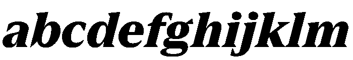 Spiller Serif Extrabold Italic FONT
