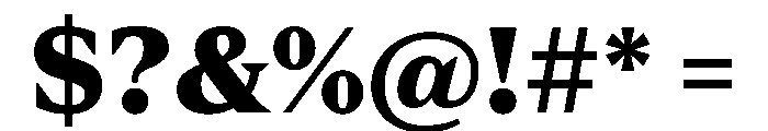 Spiller Serif Extrabold Font OTHER CHARS