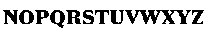 Spiller Serif Extrabold Font UPPERCASE