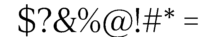 Spiller Serif Light Font OTHER CHARS