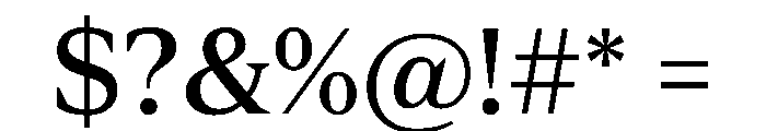 Spiller Serif Medium Font OTHER CHARS