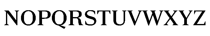 Spiller Serif Medium Font UPPERCASE