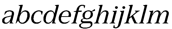 Spiller Serif Regular Italic FONT