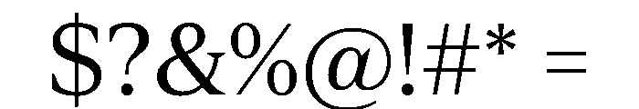 Spiller Serif Regular Font OTHER CHARS