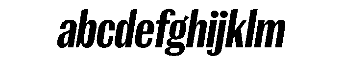 Spiller Width XCond Bold Italic FONT