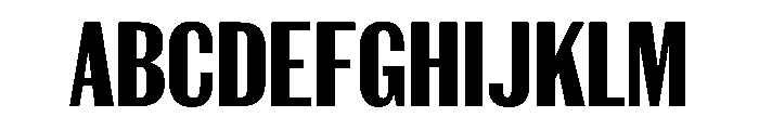 Spiller Width XCond Bold Font UPPERCASE