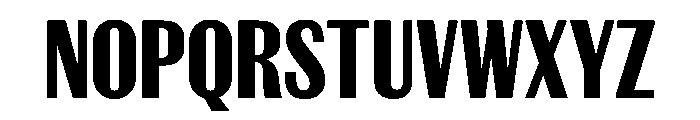 Spiller Width XCond Bold Font UPPERCASE