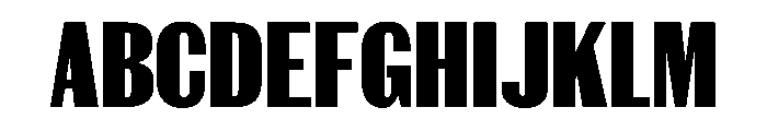 Spiller Width XCond Extrabold Font UPPERCASE