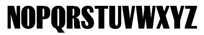 Spiller Width XCond Extrabold Font UPPERCASE