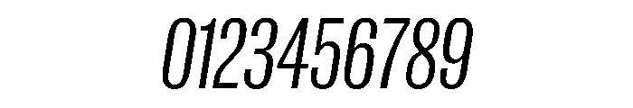 Spiller Width XCond Light Italic Font OTHER CHARS