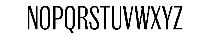 Spiller Width XCond Light Font UPPERCASE