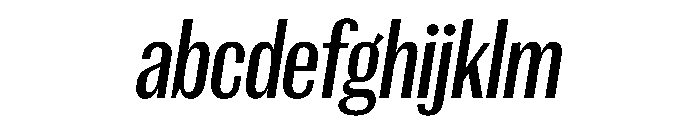 Spiller Width XCond Medium Italic FONT