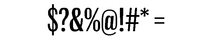 Spiller Width XCond Medium Font OTHER CHARS