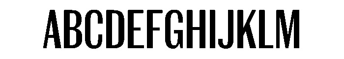 Spiller Width XCond Medium Font UPPERCASE