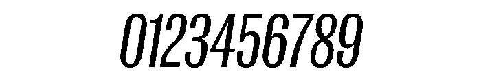 Spiller Width XCond Regular Italic Font OTHER CHARS