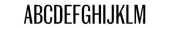 Spiller Width XCond Regular Font UPPERCASE