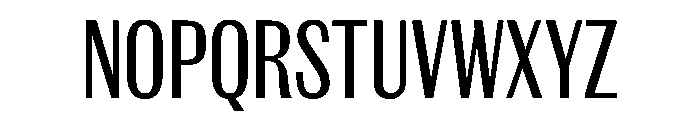 Spiller Width XCond Regular Font UPPERCASE