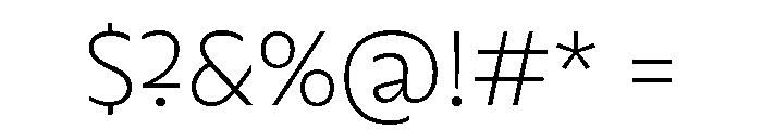 Spinelo ExtraLight Font OTHER CHARS