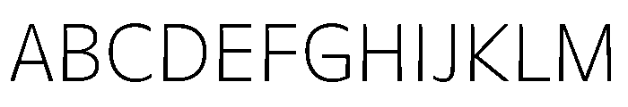 Spinelo ExtraLight Font UPPERCASE