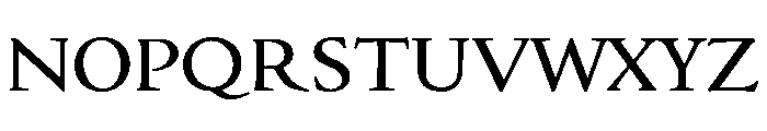 Spira ProtoRoman110R Font UPPERCASE