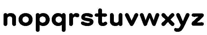 Spot GroteskBold Font LOWERCASE