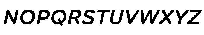 Spot GroteskMediumItalic Font UPPERCASE