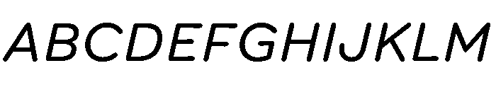 Spot GroteskRegularItalic Font UPPERCASE