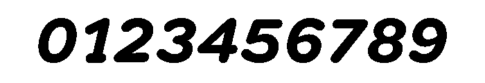 Spot Semi MonoBoldItalic Font OTHER CHARS