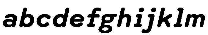 Spot Semi MonoBoldItalic FONT