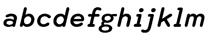 Spot Semi MonoMediumItalic FONT