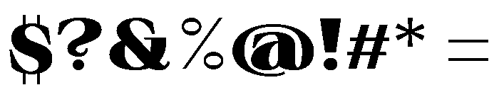 Sprat Black Font OTHER CHARS