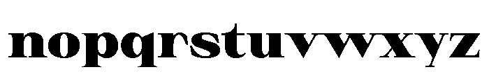 Sprat Black Font LOWERCASE
