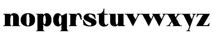Sprat CondensedBlack Font LOWERCASE