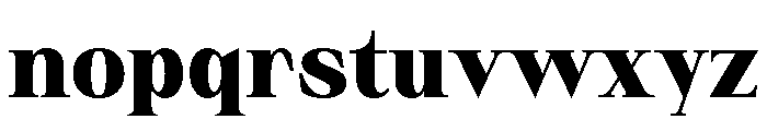 Sprat CondensedBold Font LOWERCASE