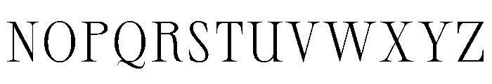 Sprat CondensedLight Font UPPERCASE