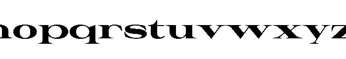Sprat ExtendedBold Font LOWERCASE