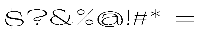 Sprat ExtendedLight Font OTHER CHARS