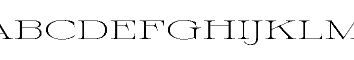 Sprat ExtendedLight Font UPPERCASE
