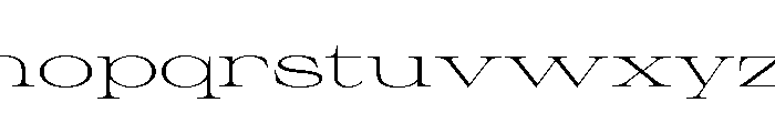 Sprat ExtendedLight Font LOWERCASE
