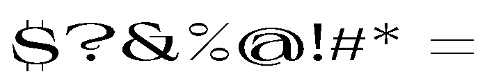 Sprat ExtendedMedium Font OTHER CHARS
