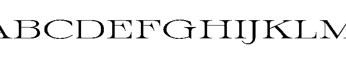 Sprat ExtendedRegular Font UPPERCASE