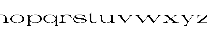 Sprat ExtendedRegular Font LOWERCASE