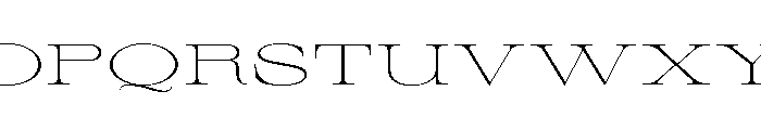 Sprat ExtendedThin Font UPPERCASE