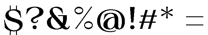 Sprat Medium Font OTHER CHARS