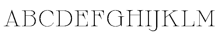 Sprat Thin Font UPPERCASE