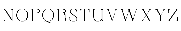 Sprat Thin Font UPPERCASE