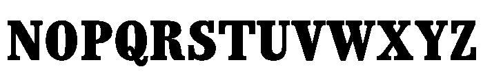 Spread Black Font UPPERCASE