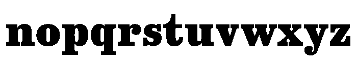 Spread Black Font LOWERCASE