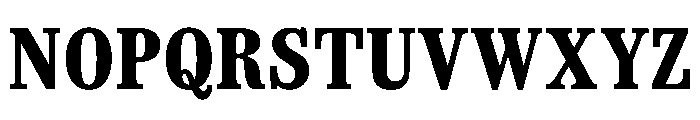 Spread Bold Font UPPERCASE